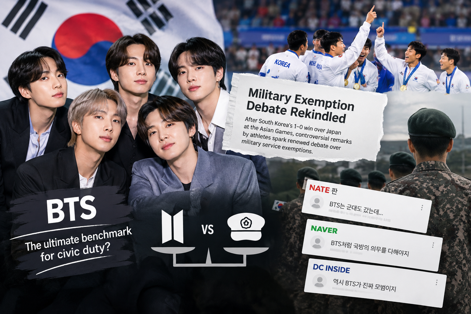 South Korea Military Exemption Reform: BTS, Athlete Backlash & K-Pop Impact